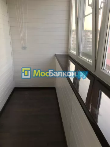 Отделка балконов в Климовске | Отделка балконов и лоджий и обшивка под ключ в МосБалкон