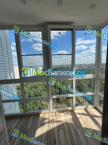 Панорамное остекление заказать под ключ по выгодной цене в Климовске от компании МосБалкон