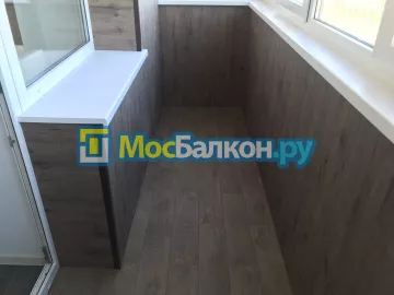 Отделка балконов в Климовске | Отделка балконов и лоджий и обшивка под ключ в МосБалкон