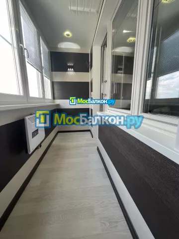 Отделка балконов в Климовске | Отделка балконов и лоджий и обшивка под ключ в МосБалкон