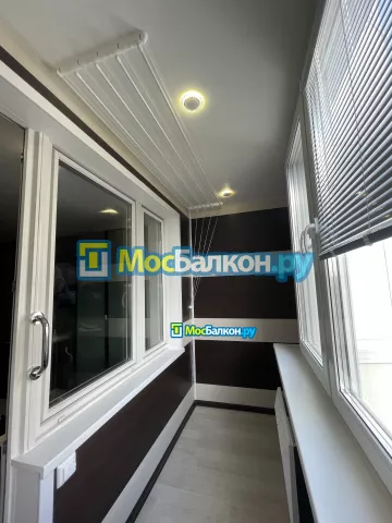 Отделка балконов в Климовске | Отделка балконов и лоджий и обшивка под ключ в МосБалкон