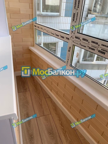 Отделка балконов в Климовске | Отделка балконов и лоджий и обшивка под ключ в МосБалкон