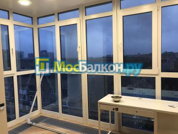 Остекление утепление и отделка балконов в новокосино