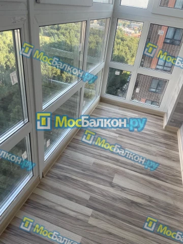 Панорамное остекление заказать под ключ по выгодной цене в Климовске от компании МосБалкон