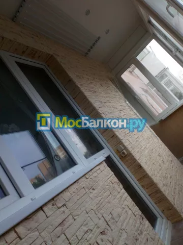 Отделка балконов в Климовске | Отделка балконов и лоджий и обшивка под ключ в МосБалкон