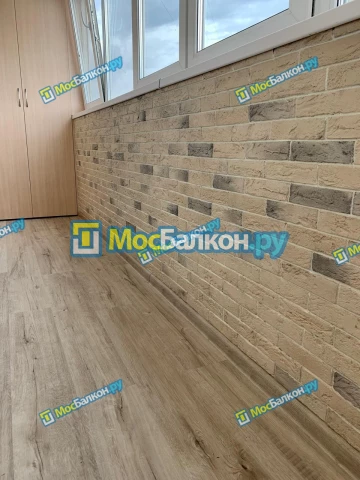 Отделка балконов в Климовске | Отделка балконов и лоджий и обшивка под ключ в МосБалкон