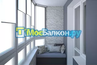 Заказать балкон в Климовске цена от 1320 руб | Остекление балконов и лоджий МосБалкон