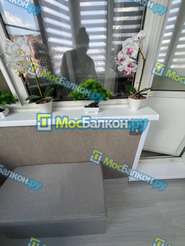 Отделка балконов в Климовске | Отделка балконов и лоджий и обшивка под ключ в МосБалкон