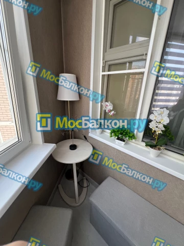 Отделка балконов в Климовске | Отделка балконов и лоджий и обшивка под ключ в МосБалкон