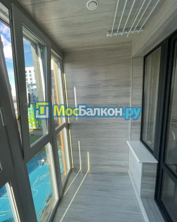 Отделка балконов в Климовске | Отделка балконов и лоджий и обшивка под ключ в МосБалкон
