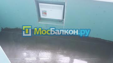 Установка окон на лоджию и отделка ГКЛВ