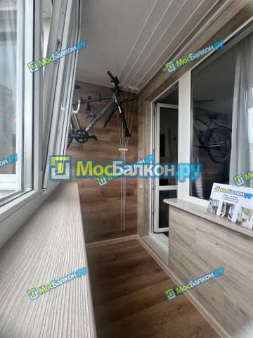 Отделка балконов в Климовске | Отделка балконов и лоджий и обшивка под ключ в МосБалкон