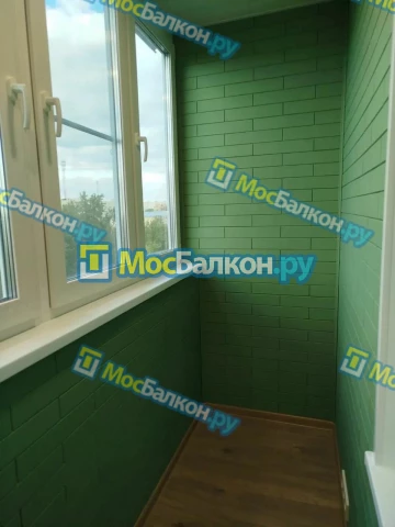 Отделка балконов в Климовске | Отделка балконов и лоджий и обшивка под ключ в МосБалкон