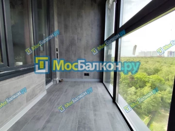 Панорамное остекление заказать под ключ по выгодной цене в Климовске от компании МосБалкон