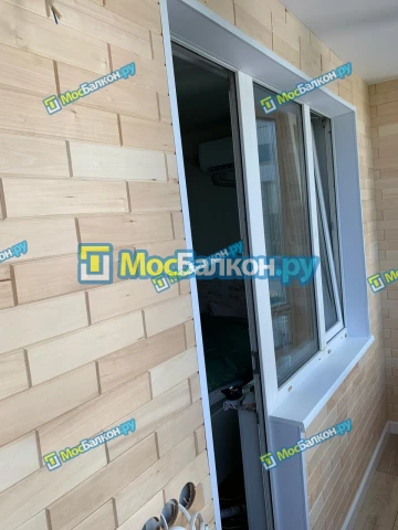 Отделка балконов в Климовске | Отделка балконов и лоджий и обшивка под ключ в МосБалкон