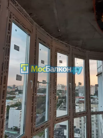 Панорамное остекление заказать под ключ по выгодной цене в Климовске от компании МосБалкон