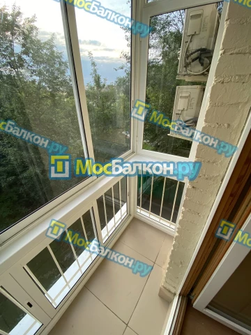 Панорамное остекление заказать под ключ по выгодной цене в Климовске от компании МосБалкон