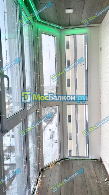 Панорамное остекление заказать под ключ по выгодной цене в Климовске от компании МосБалкон