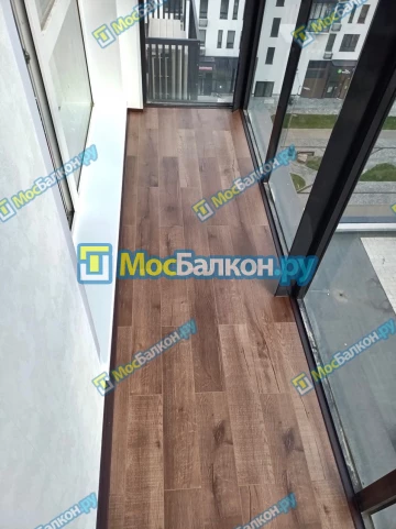 Панорамное остекление заказать под ключ по выгодной цене в Климовске от компании МосБалкон