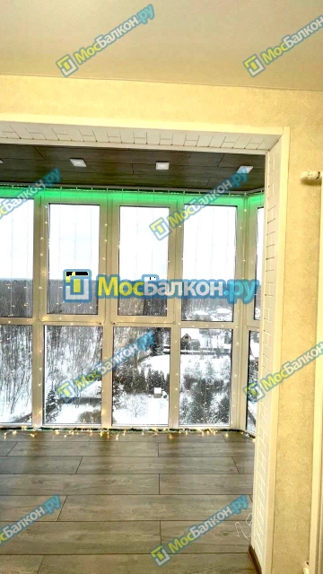 Панорамное остекление заказать под ключ по выгодной цене в Климовске от компании МосБалкон