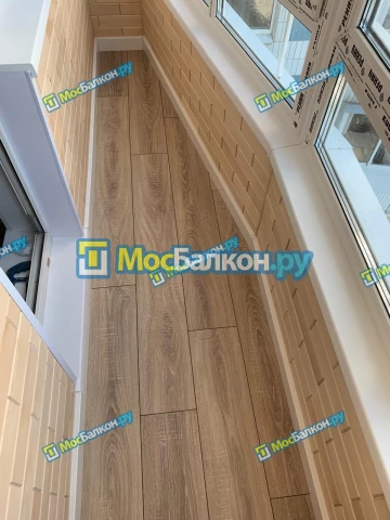 Отделка балконов в Климовске | Отделка балконов и лоджий и обшивка под ключ в МосБалкон
