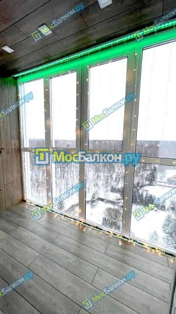 Панорамное остекление заказать под ключ по выгодной цене в Климовске от компании МосБалкон