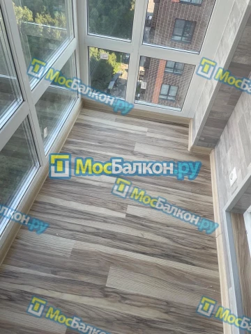Панорамное остекление заказать под ключ по выгодной цене в Климовске от компании МосБалкон