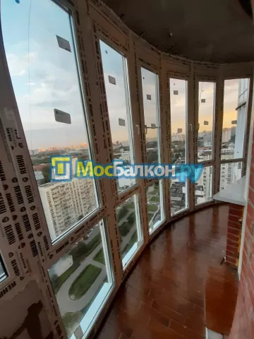 Панорамное остекление заказать под ключ по выгодной цене в Климовске от компании МосБалкон
