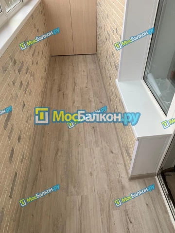 Отделка балконов в Климовске | Отделка балконов и лоджий и обшивка под ключ в МосБалкон