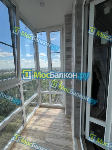 Панорамное остекление заказать под ключ по выгодной цене в Климовске от компании МосБалкон