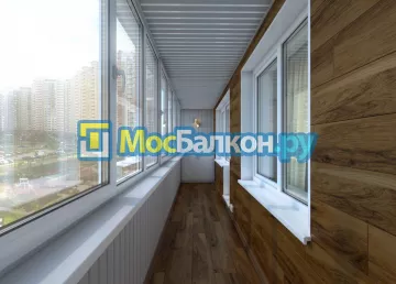 Отделка балконов в Климовске | Отделка балконов и лоджий и обшивка под ключ в МосБалкон