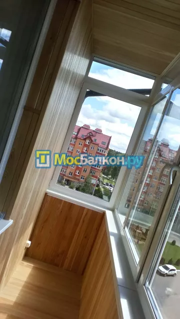 Отделка балконов в Климовске | Отделка балконов и лоджий и обшивка под ключ в МосБалкон