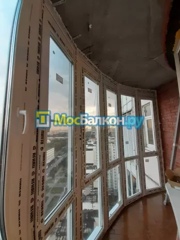 Панорамное остекление заказать под ключ по выгодной цене в Климовске от компании МосБалкон