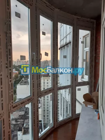 Панорамное остекление заказать под ключ по выгодной цене в Климовске от компании МосБалкон